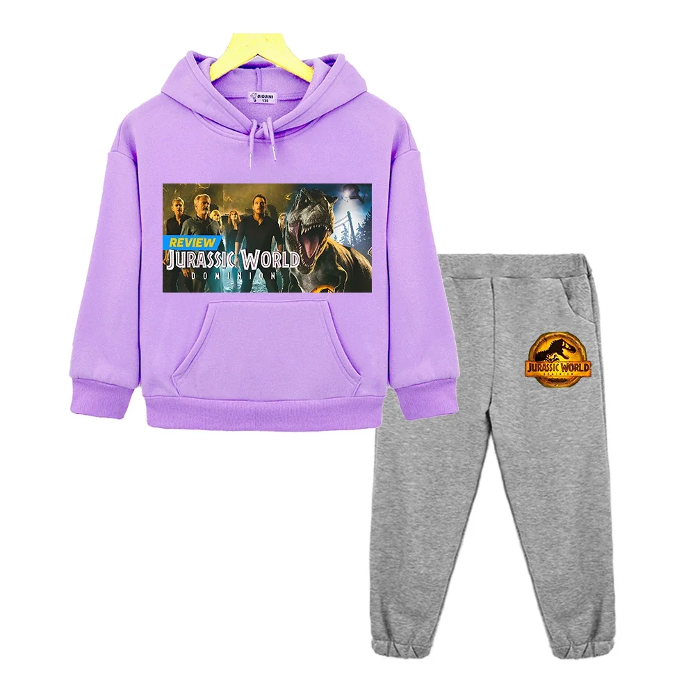 Детский Комплект Из Толстовки С Капюшоном И Флисового Пуловера Мир Юрского