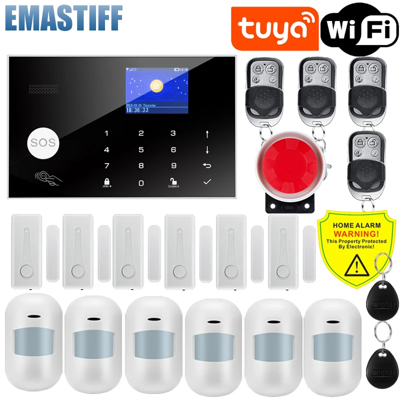 

Система охранной сигнализации с датчиком движения, Wi-Fi, GSM, Alexa и Google