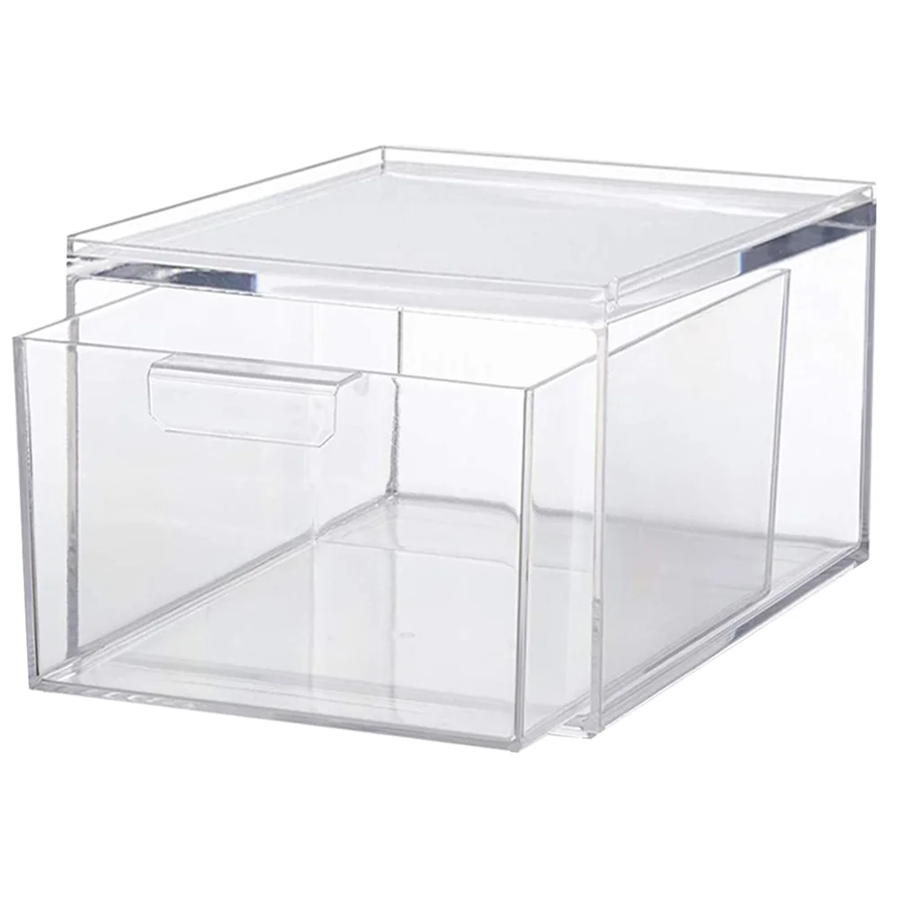 Makeup Drawers Stackable Storage Box Organizer Sliding Freez