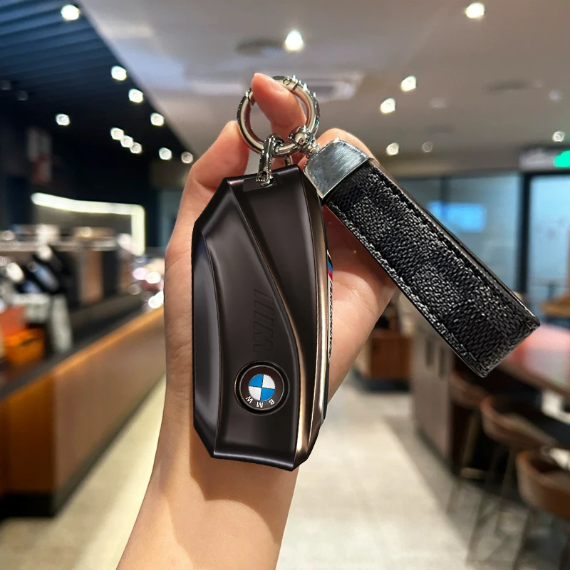 

Для BMW I7 X7 G07 LCI IX I20 X1 U11 7 серии G70 G09 XM U06 G81 M3 2023 Чехол для автомобильного ключа Защитный чехол без ключа