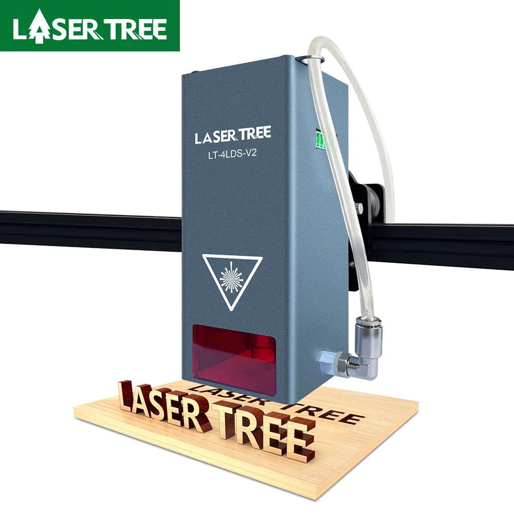 LASER TREE 20W 30W Optical Power Laser Head with Air Assist Blue Light TTL Module for Laser Engraver Cutting Machine DIY Tools