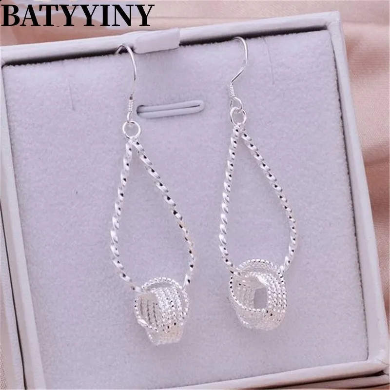

BATYYINY 925 Silver Women's Earrings Earrings Drop Tennis Studs Fashion Fine Jewelry Wedding Party Gifts