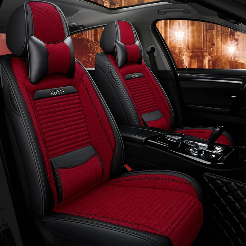 

flax car seat covers For toyota avensis t25 wish prado 120 150 corolla prius 20 land cruiser 100 camry 40 50 car seats