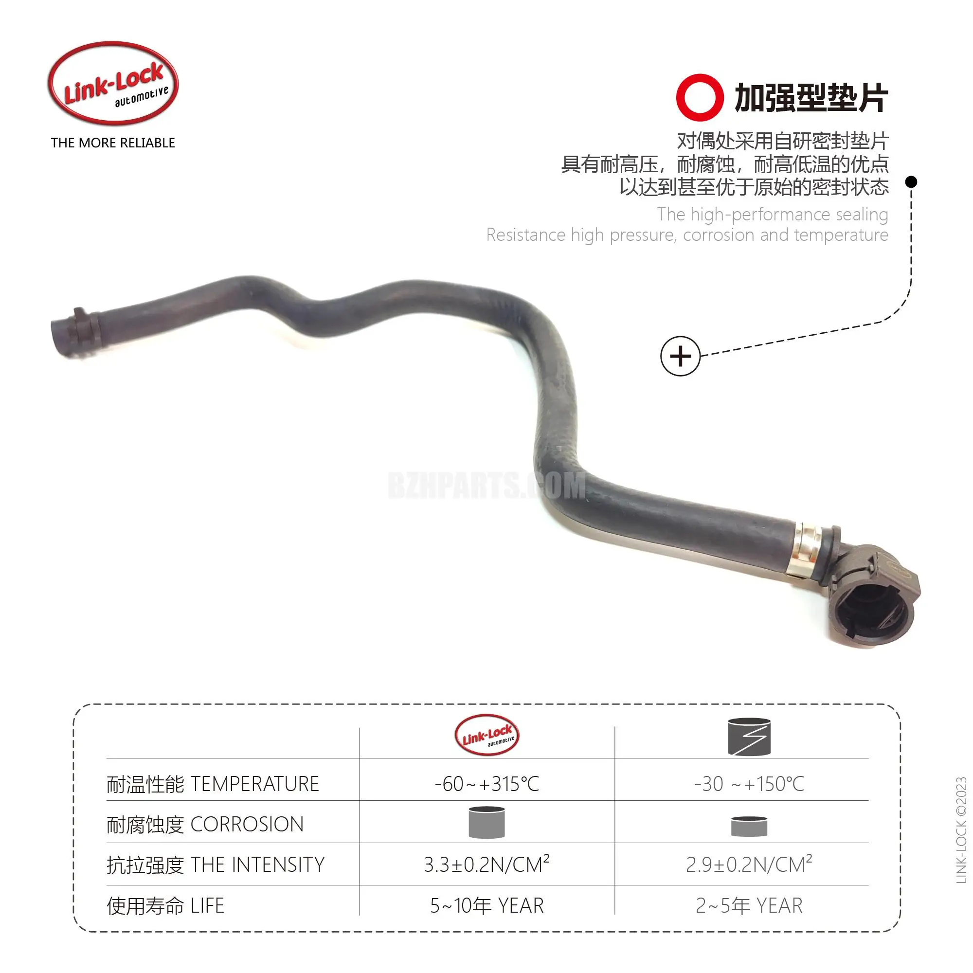 Соединительный шланг охлаждающей жидкости/трубный чайник к головке цилиндра