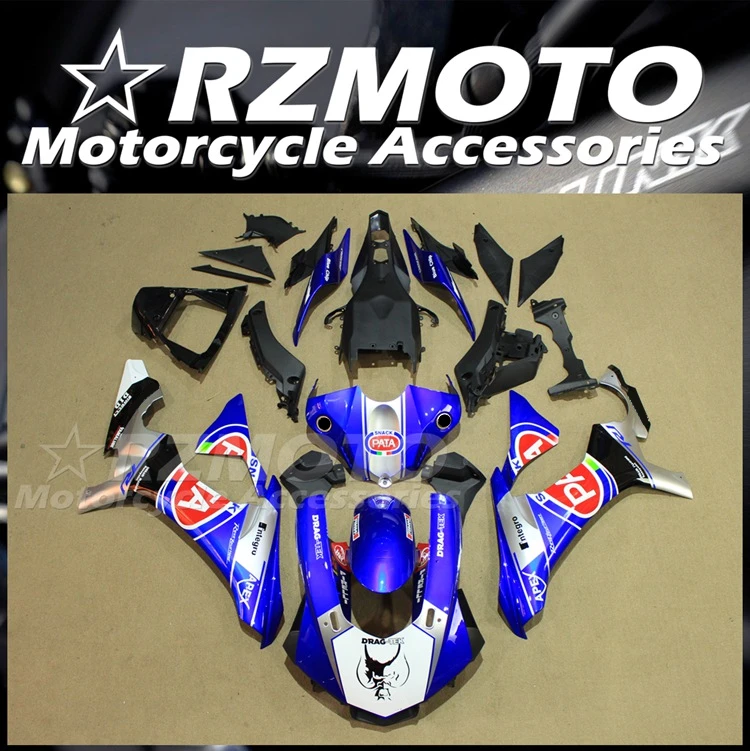 

New ABS Motorcycle Fairings Kit Fit For YAMAHA YZF - R1 R1m 2015 2016 2017 2018 2019 15 16 17 18 19 Bodywork Set Cool Blue