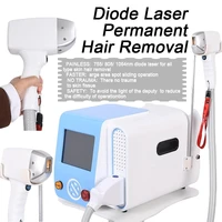755 808 1064nm 3 wavelengths hair removal laser machine cooling head painless laser epilator face body hair removal