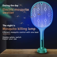mosquito killer lamp racket usb anti mosquito electric bug zapper fly swatter repellent mosquito trap insect killer for bedroom