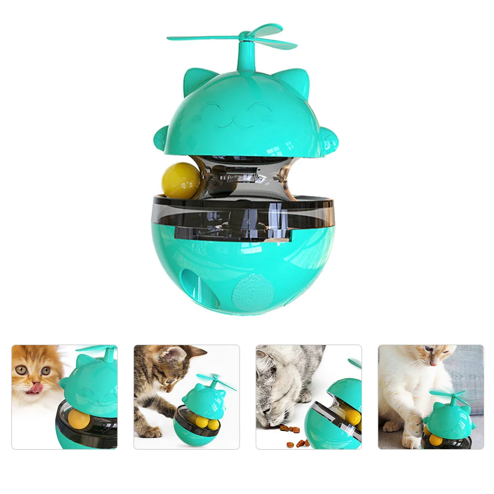 

Toy Cat Dog Ballinteractive Puppy Slow Feeder Treat Teaser Puzzle Kitten Dispenser Training Cats Tumbler Feeding Leak Automated