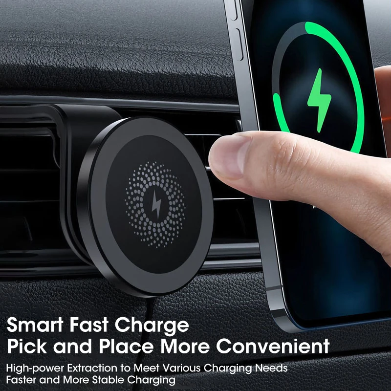 15 Вт магнитный держатель для телефона автомобильные беспроводные зарядные
