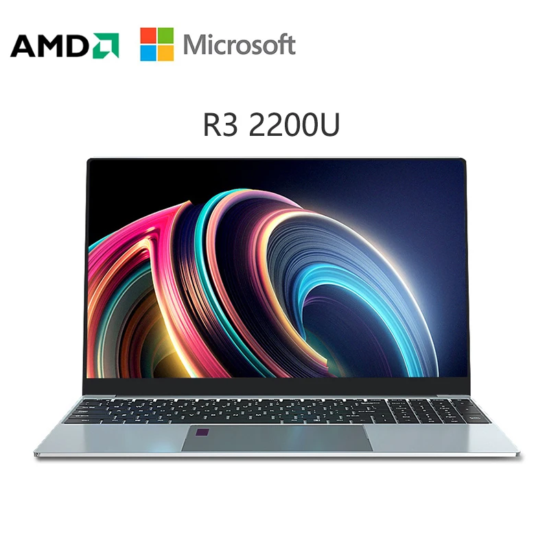 Ультратонкий игровой ноутбук AMD Ryzen R3 2200U с разблокировкой по отпечатку пальца, обучением, работой, 15,6 дюймов, 16 ГБ DDR4 RAM 16 Гб M.2 1 ТБ SSD Ультратонкий игровой ноутбук AMD Ryzen R3 2200U с разблокировкой по отпечатку пальца, обучением, работой, 15,6 дюймов, 16 ГБ DDR4 RAM 16 Гб M.2 1 ТБ SSD
