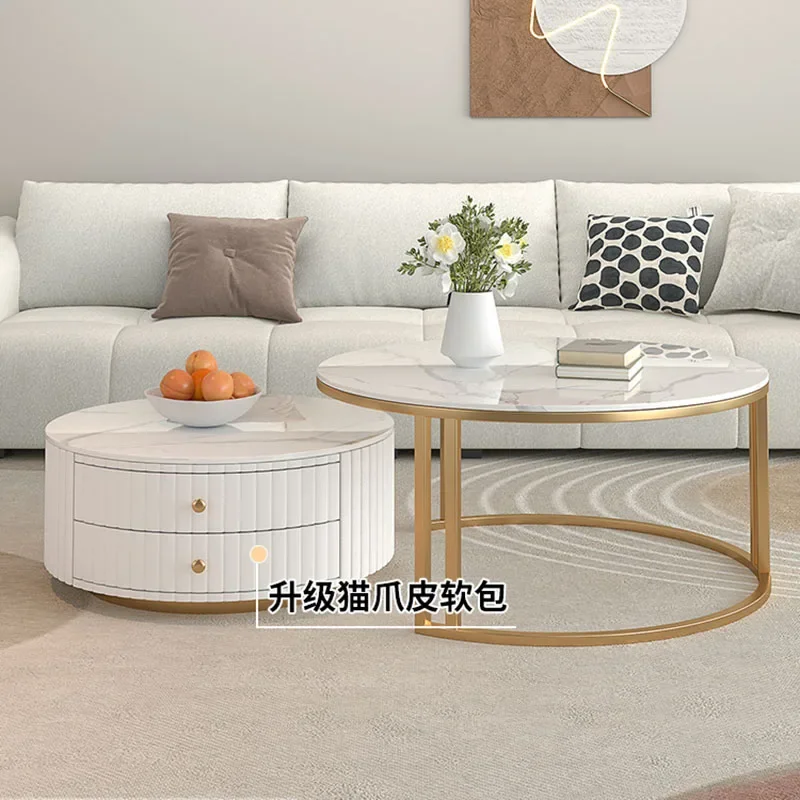 Coffee Table Tables Center Living Room Furniture Couch Mesa De Canto Set Side Glass Designer Plegable Tea Lightweight