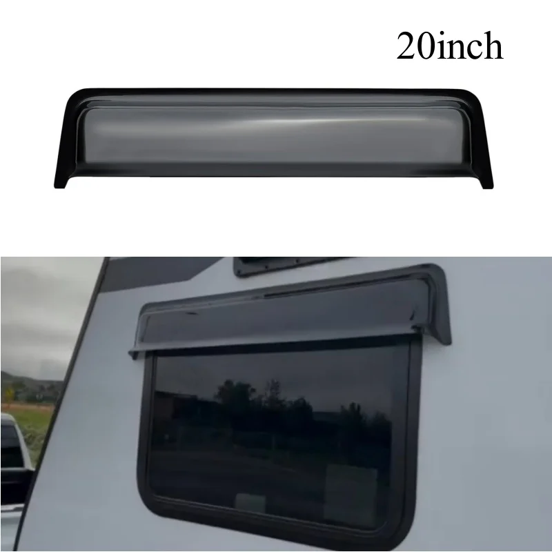 

20-дюймовые дождевики для окон автофургонов — АБС-пластик, устойчивый к ультрафиолетовому излучению, универсальный, подходит для автодомов, прицепов, кемперов