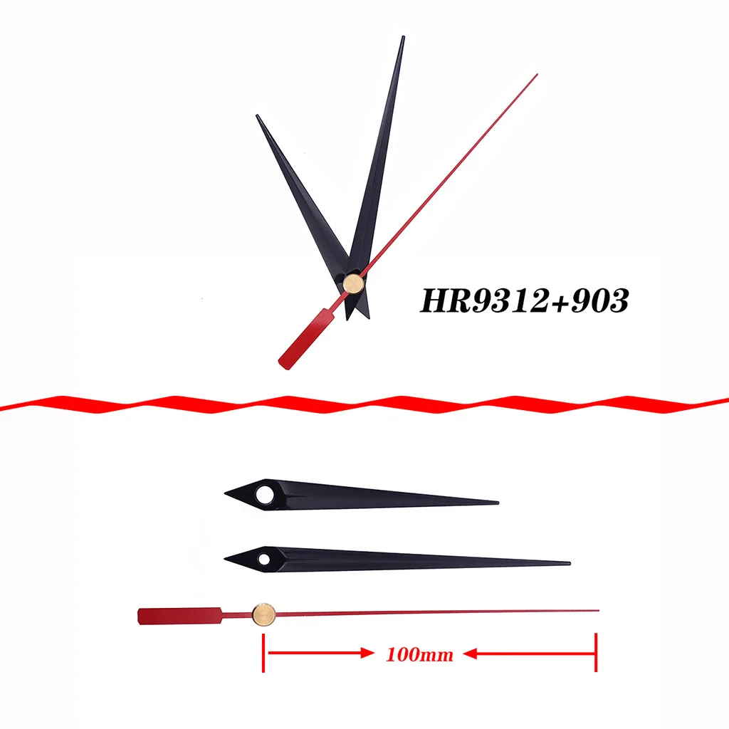 10 наборов/партия Кварцевые Металлические Часы-стрелки