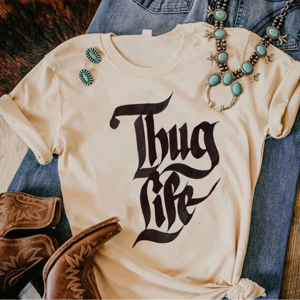 Футболка Tupac Y2K женская уличная одежда дизайнерская для девушек на лето