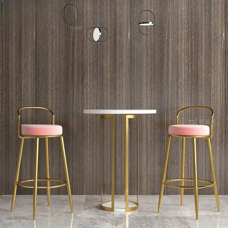 Барный стул Island роскошные стулья со спинкой для гостиной металлические высокие
