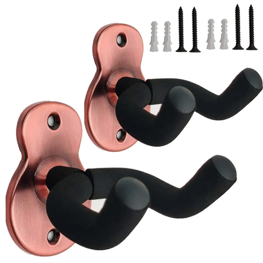 

Metal Acoustic Guitar Hanger Hook Wall Mount Non-slip Holder Stand For Electric Guitar Ukulele Universal Instrument Accessories