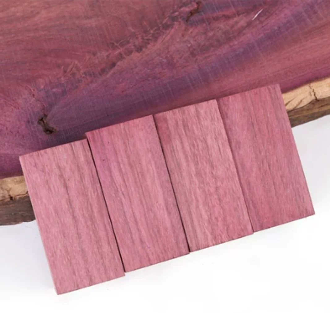 Длина: 100-500 мм Размер: 50x50 Южноамериканское фиолетовое дерево (Peltogyne) резное