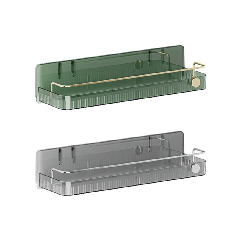 

Приклеивающаяся полка для ванной комнаты, корзина для душа, полка без сверления, съемная полка для ванной комнаты, органайзер для хранения ш...