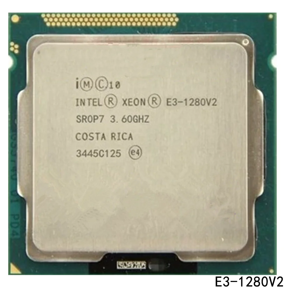 

Процесintel Xeon E3-1280 v2 E3 1280 v2 e3-1280 V2 8M , 3,6 ГГ ный хъный ный процесlga1155 ктопный процес1280 V2