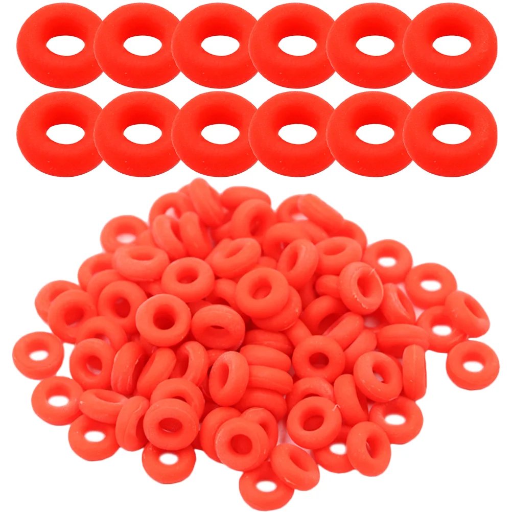 

100 Pcs Broken Tail Circle Cutting Rubber Rings Sheep Removing Tool Docking Bands Piglet