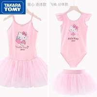 takara tomy summer girls hello kitty cotton soft skin friendly sweat absorbing sleeveless dance clothes ballet practice clothes