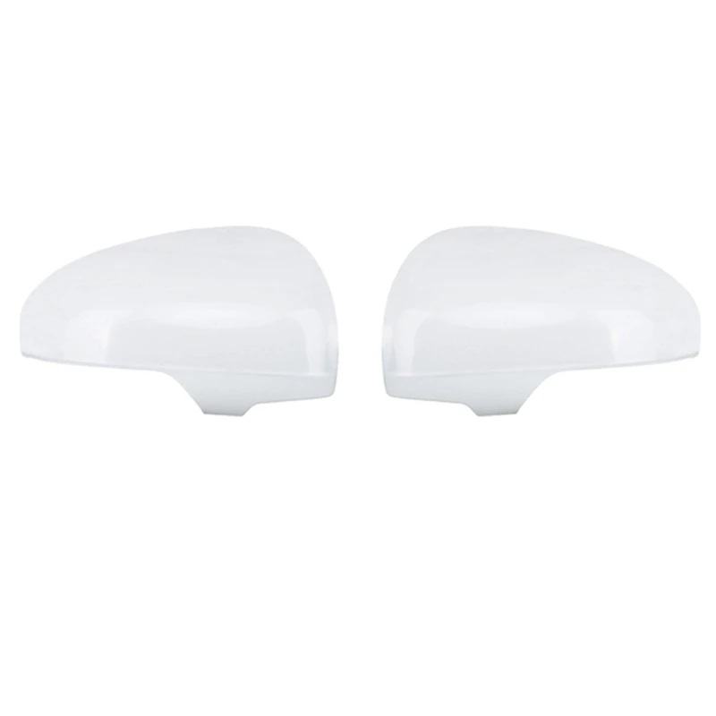 

1Pair Car White Rearview Side Glass Mirror Cover Trim Rear Mirror Covers Shell For Toyota REIZ Prius 2010 2011 2012