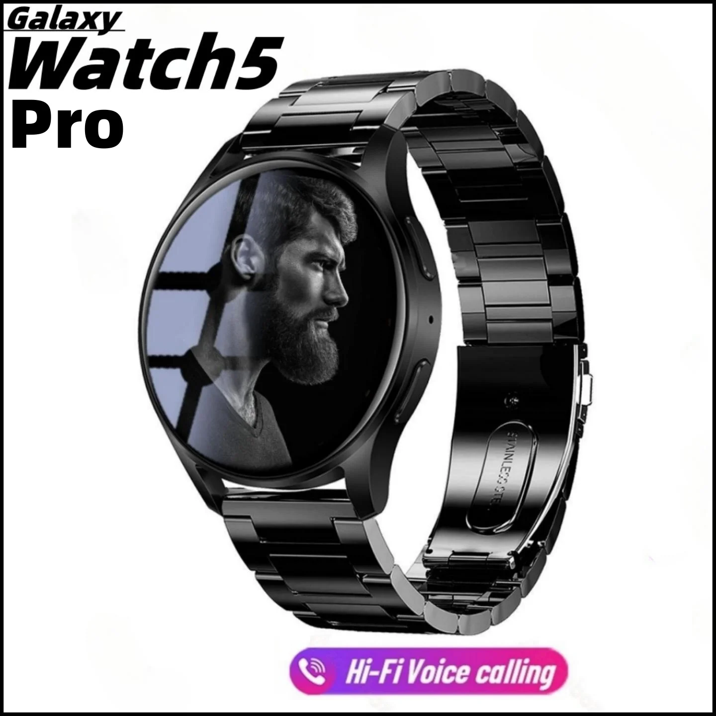 Galaxy Watch 5  For Samsung Galaxy Watch 5 Pro Smartwatch Men 1.39