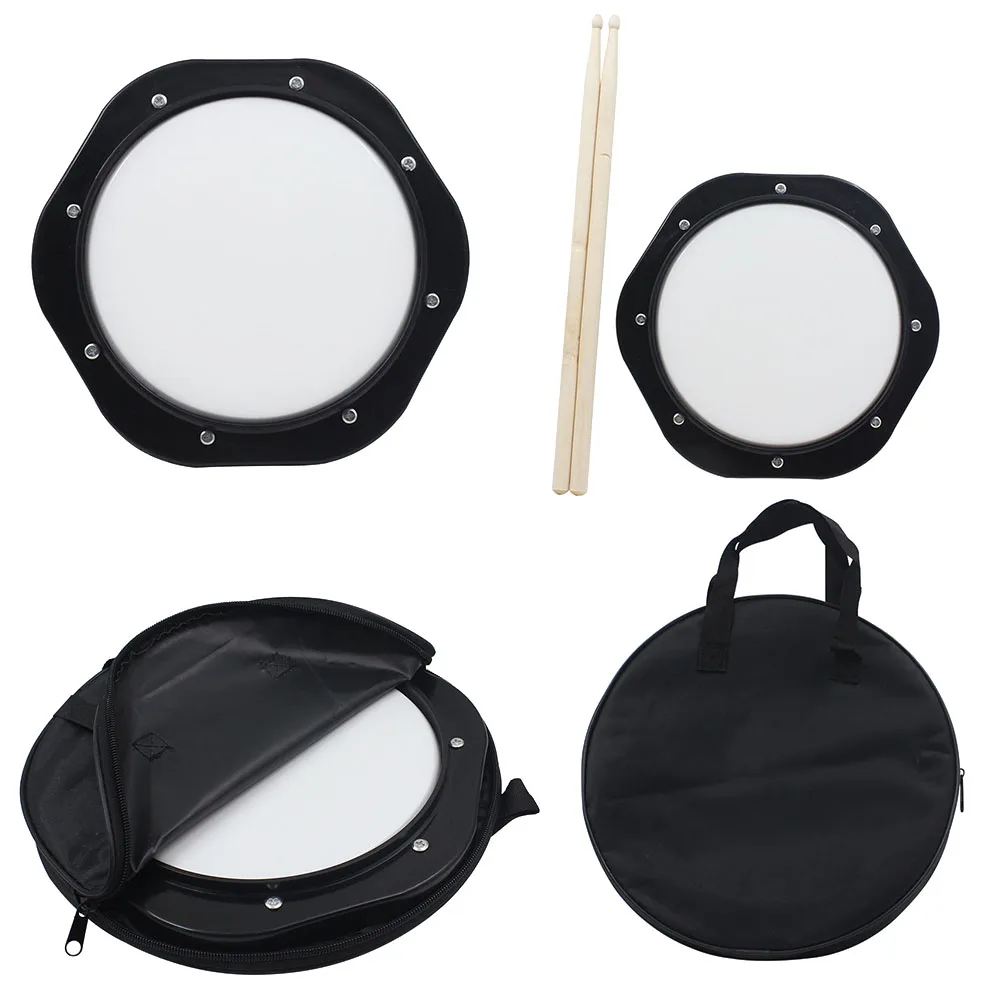 SLADE 10 Inches Dumb Drum Practice Part For Drum Set Jazz Style Music Lesson Learning ABS Elastic Material Novice Set With Parts