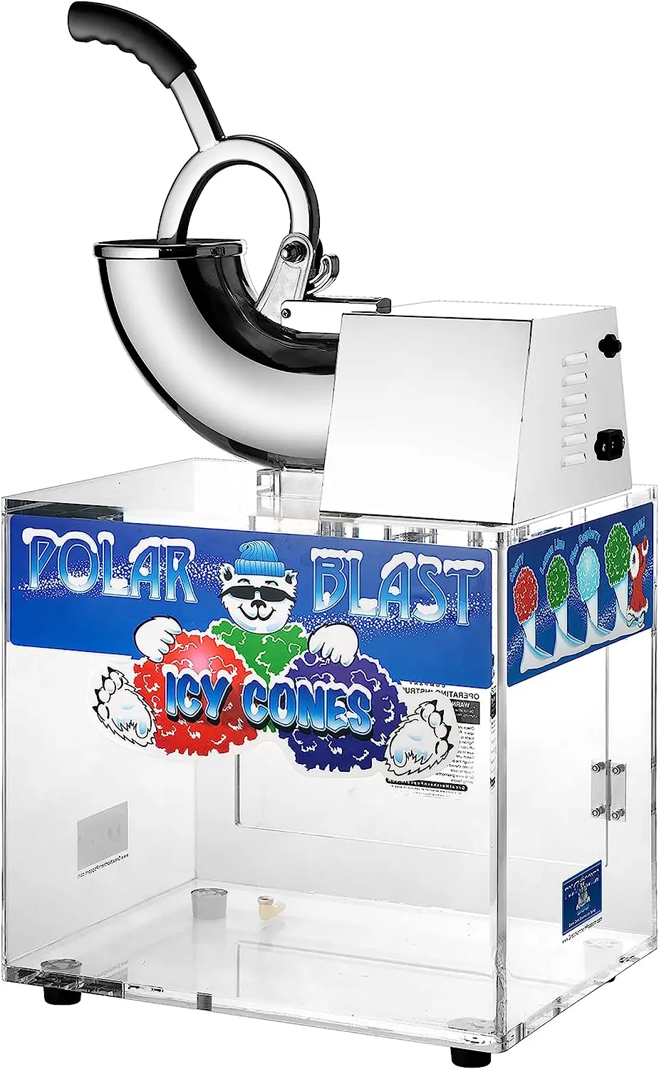 

Great Northern Blast Acrylic Snow Cone Machine Snowcone Slush Maker