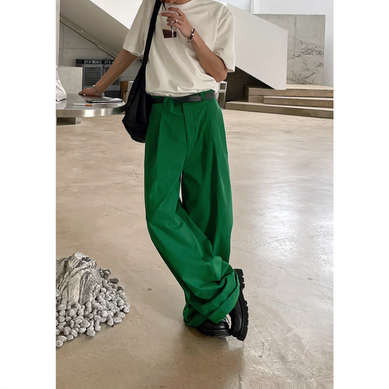 ZingUp американские свободные повседневные брюки со средней и высокой талией