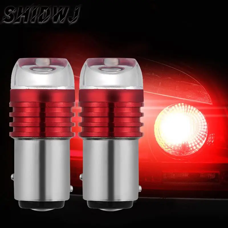 

Red 1157 BAY15D Strobe Flashing LED Projector Bulbs For Car Tail Brake Lights Auto Turn Signal Lamp Bulb Hot