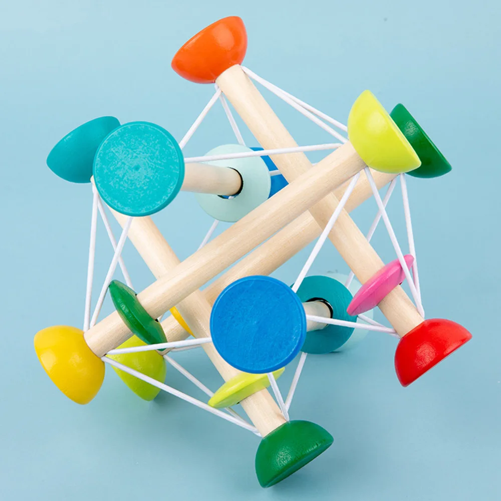 

Wooden Infants Grasp Elastic Balls To Improve Children‘s Cognitive Ability Of Shape Thinking Space