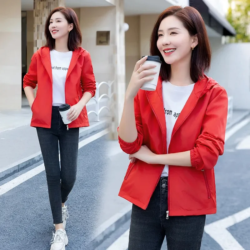 Новый модный женский тонкий плащ весенне-осеннее ветрозащитное пальто с