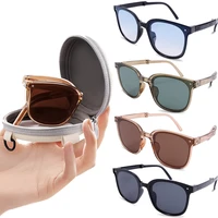 foldable sunglasses women uv 400 cycling motor glasses polarized eyelasses men outdoor sunglass eyewear portable glasses case
