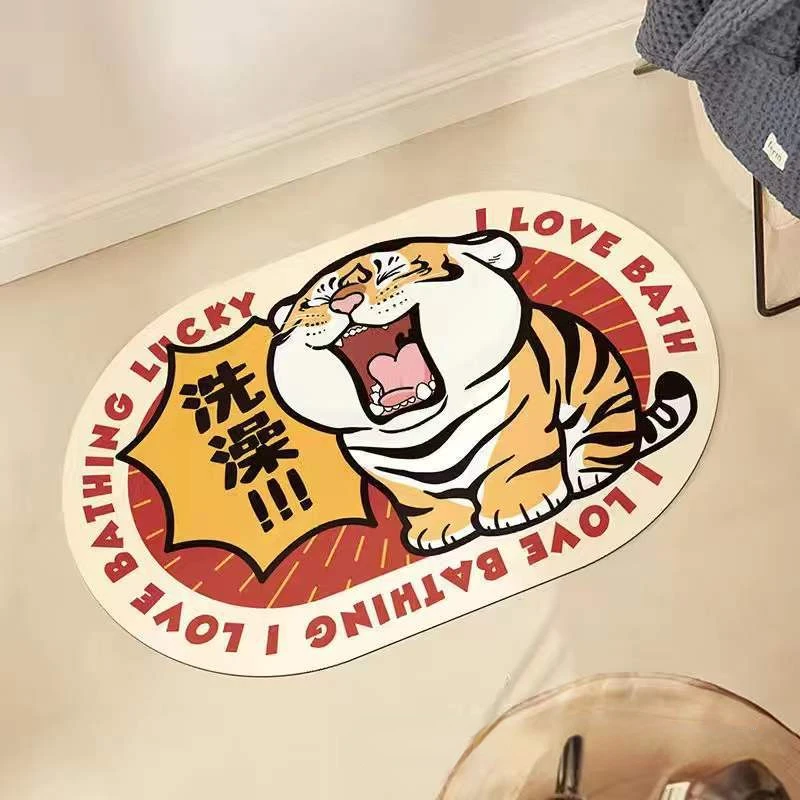 

Diatom Mud Quick-drying Floor Mat Door Entry Door Entry Door Mat Bathroom Foot Mat Bathroom Absorbent Non-slip Mat