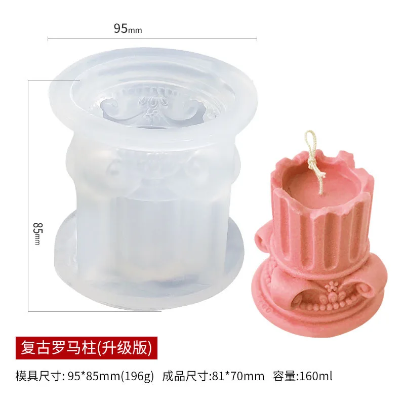 Креативная силиконовая форма в виде Римской колонны сделай сам портрет Венеры