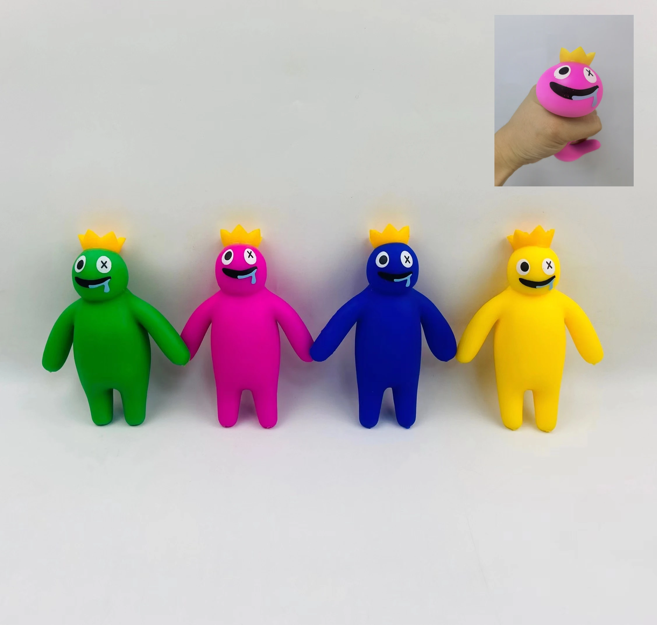 

NEW Rainbow Friends Squishy Kawaii Squishy Squish Anime Figure Squishies Slow Rising Stress Relief Squeeze Toys for Kids