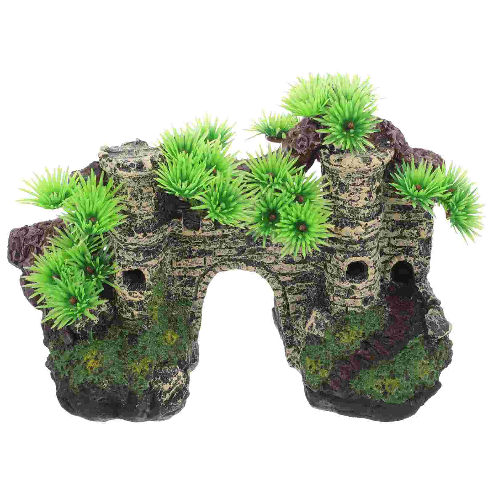 

Decorative Aquarium Ornament Delicate Castle Artificial Fish Tank Supply House Ornaments