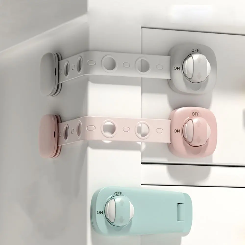 

Multi-Functional Baby Safety Lock Anti-Pinch Hand Children Safety Cabinet Door Drawer Locks Security Refrigerator Buckle New