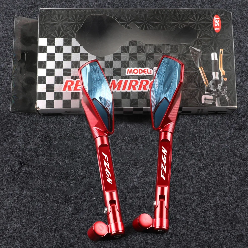 

Motorcycle Universal CNC Aluminum Rearview Mirror Side Mirrors 8mm 10mm FOR YAMAHA FZ6 FZ6N FZ6S 1998 1999 2000 2001 2002 2003