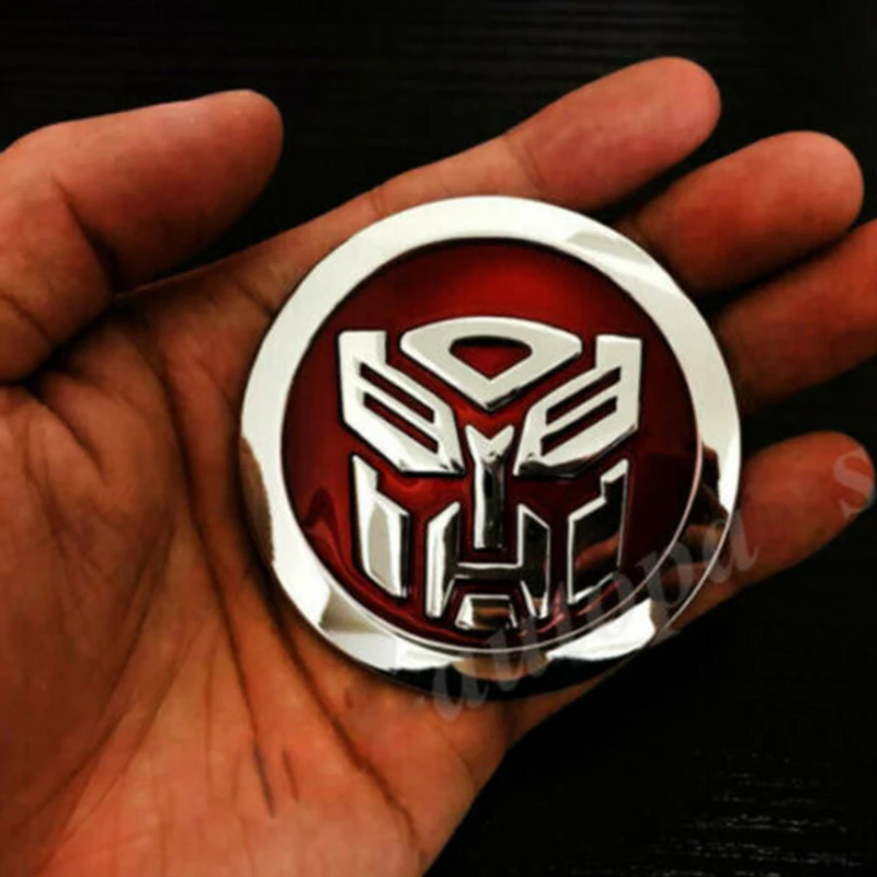 

3D металлический трансформер Autobot обманка авто значок эмблема наклейка для всех автомобилей Универсальный черный и красный