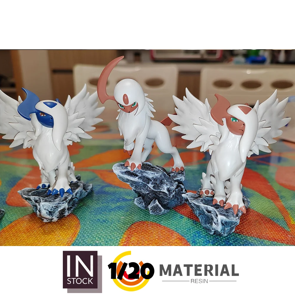 [В наличии] фигурка из смолы 1/20 [поддон]-Absol + Mega Absol