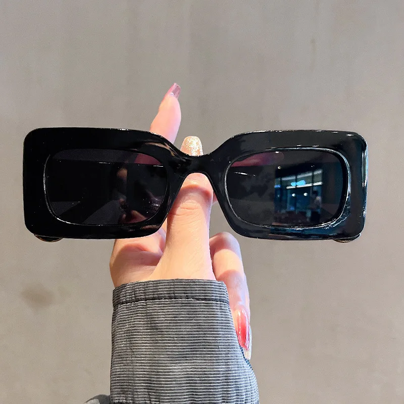 

New Rectangle Sunglasses Women Oval Vintage Brand Designer Square Sun Glasses For Women Shades Female Anti-glare UV400 Eyewear