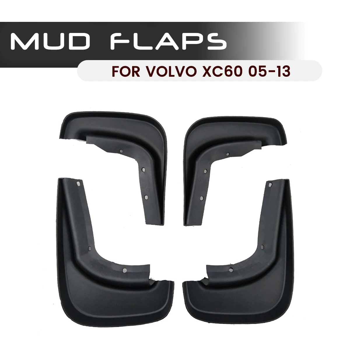 

Car Front Rear Car Mudguards Fender Flares Mud Guard Flap Anti Splash Mudflaps Soft Good Tenacity For VOLVO XC60 2005-2013