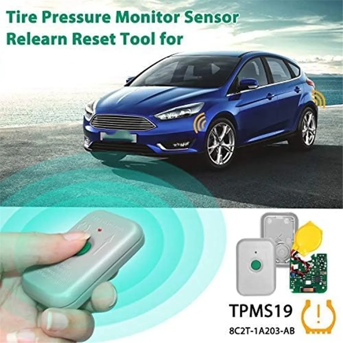 Фото Система контроля давления в шинах DT95 TPMS-19, водонепроницаемое устройство активации TPMS для быстрой сброса давления и мониторинга №2