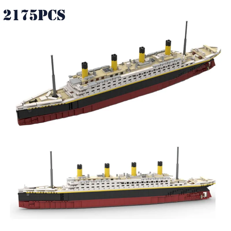 

Moc Luxury Cruise Ship Classic Movie Series Building Block Assembly Model Building Block Collection DIY Toy Boy Birthday Gift