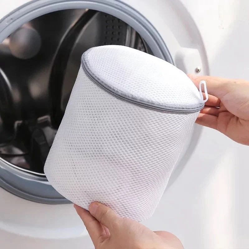 

5set Zipper Mesh Laundry Bag Underwear Care Washing Machine Bag Socks Travel Storage Bags Dirty Clothes Organizer Laundry Basket
