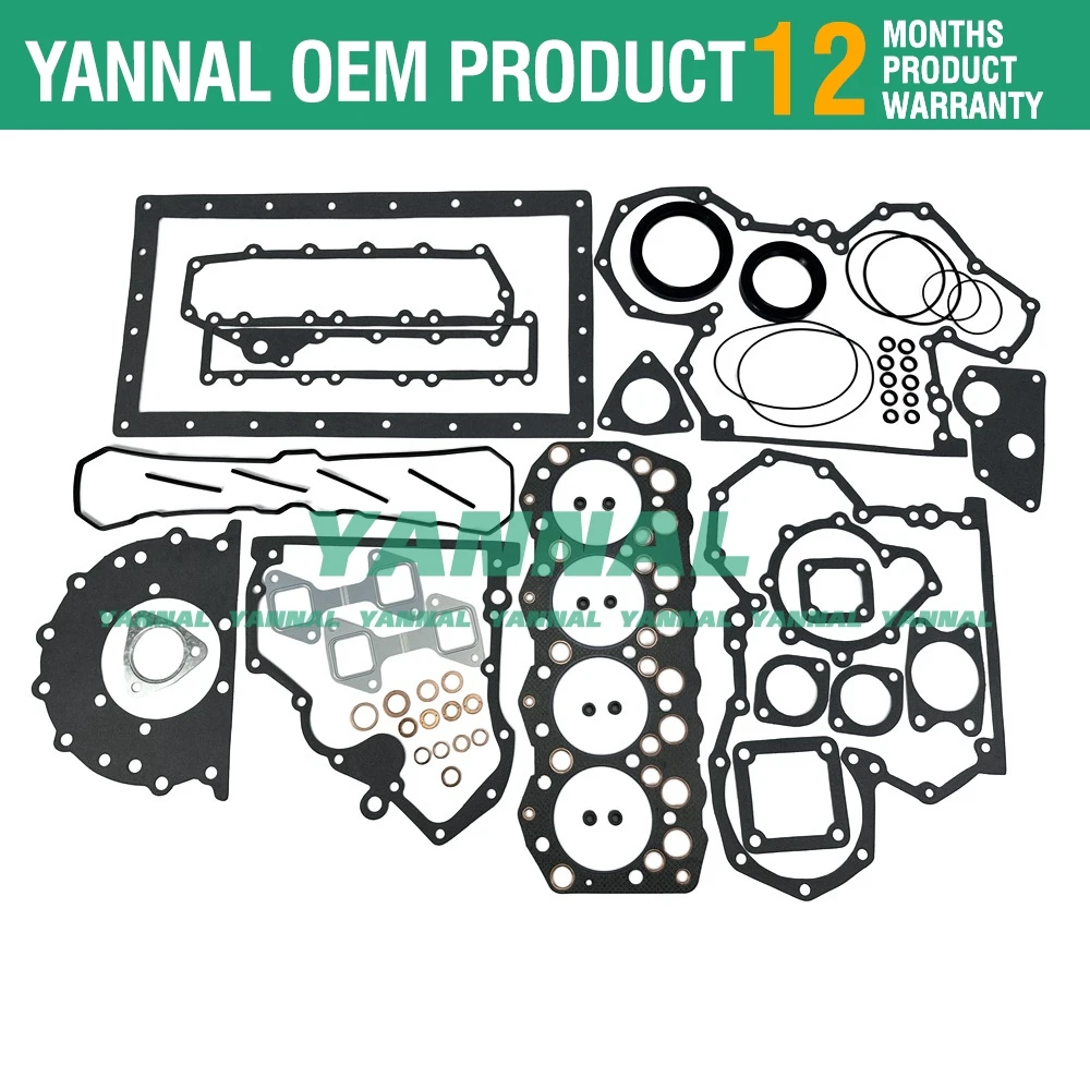 Для Perkins 804C-33T 804D-33T полный комплект прокладок для капитального ремонта подходит