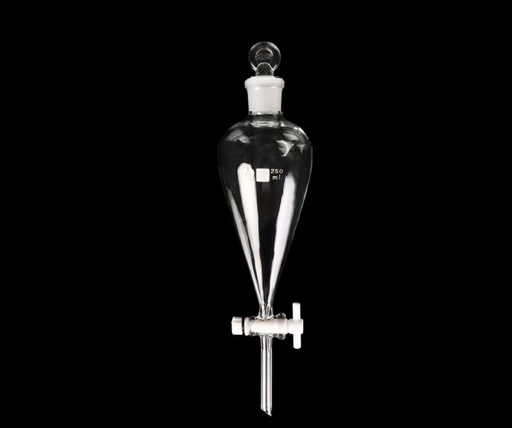 Разделительная коническая воронка для пироформы со стеклянным поршнем