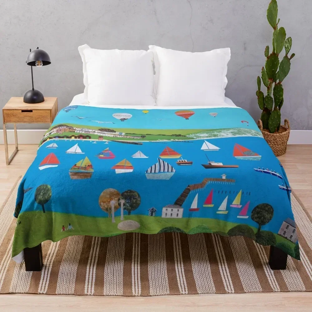 Плюшевые одеяла для спального мешка Swanage Dorset Throw Blanket
